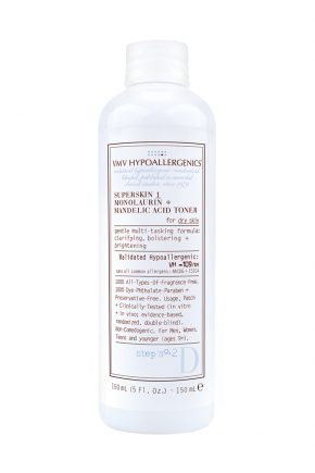 VMV HYPOALLERGENICS®<br>SUPERSKIN 2  MONOLAURIN + MANDELIC ACID TONER FOR COMBINATION SKIN 150 ml