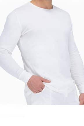 COTTONIQUE<br> Men’s Long Sleeve ribbed shirt