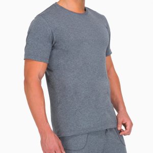 AS1907040  Mens T shirt GRY Side