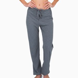 AS1907043 Womens Drawstring Lounge Pants GRY Front
