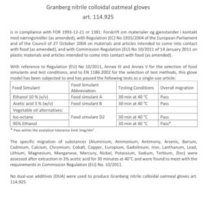 GRANBERG <br> COAT® 專利燕麥膠即棄手套 50 對 <br> 舒緩濕疹專用：圖片 4